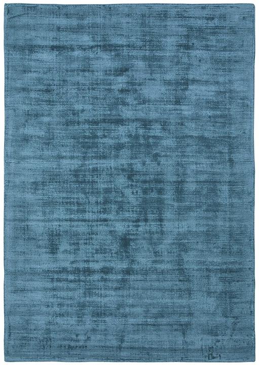 Shiny Blue Handloom Rug | Size: 160 × 230 cm