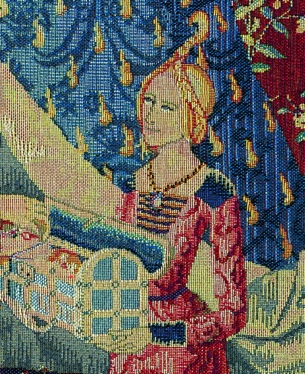 Girl in the Box Tapestry
