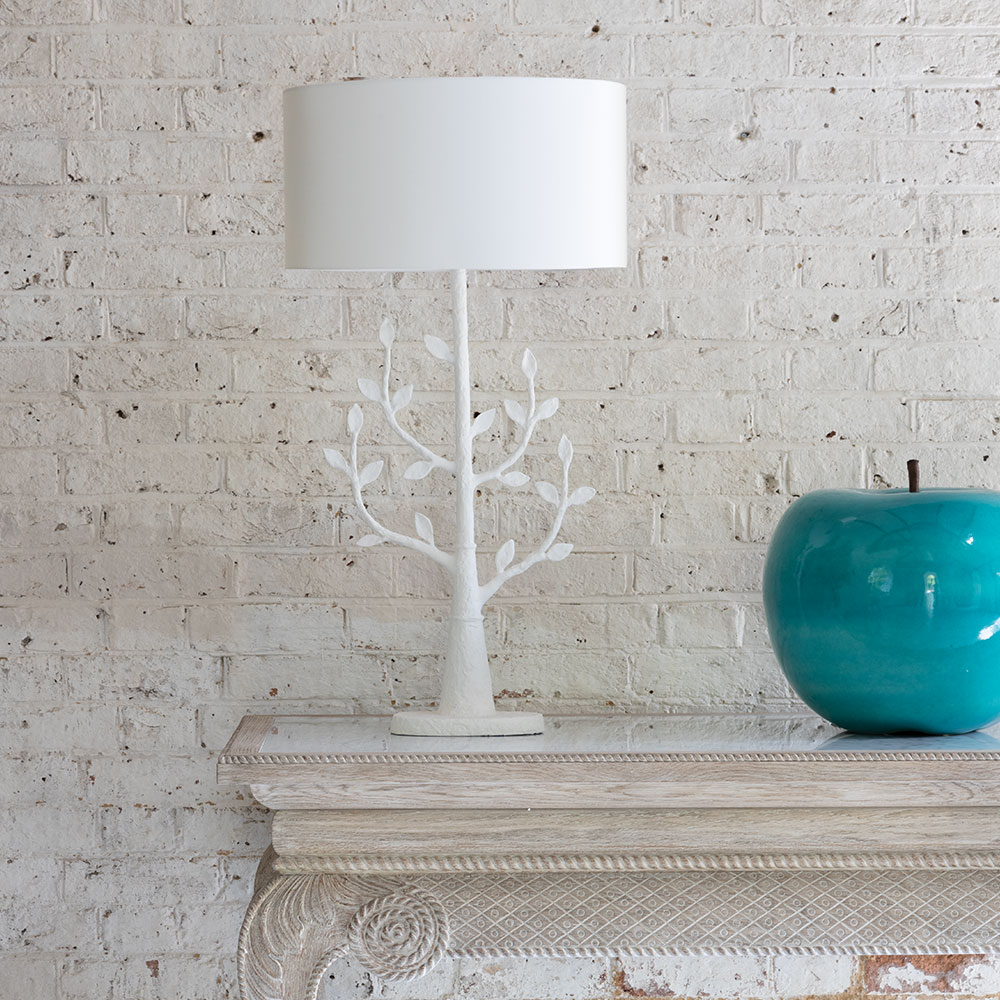 Millana Chalk Finish Table Lamp