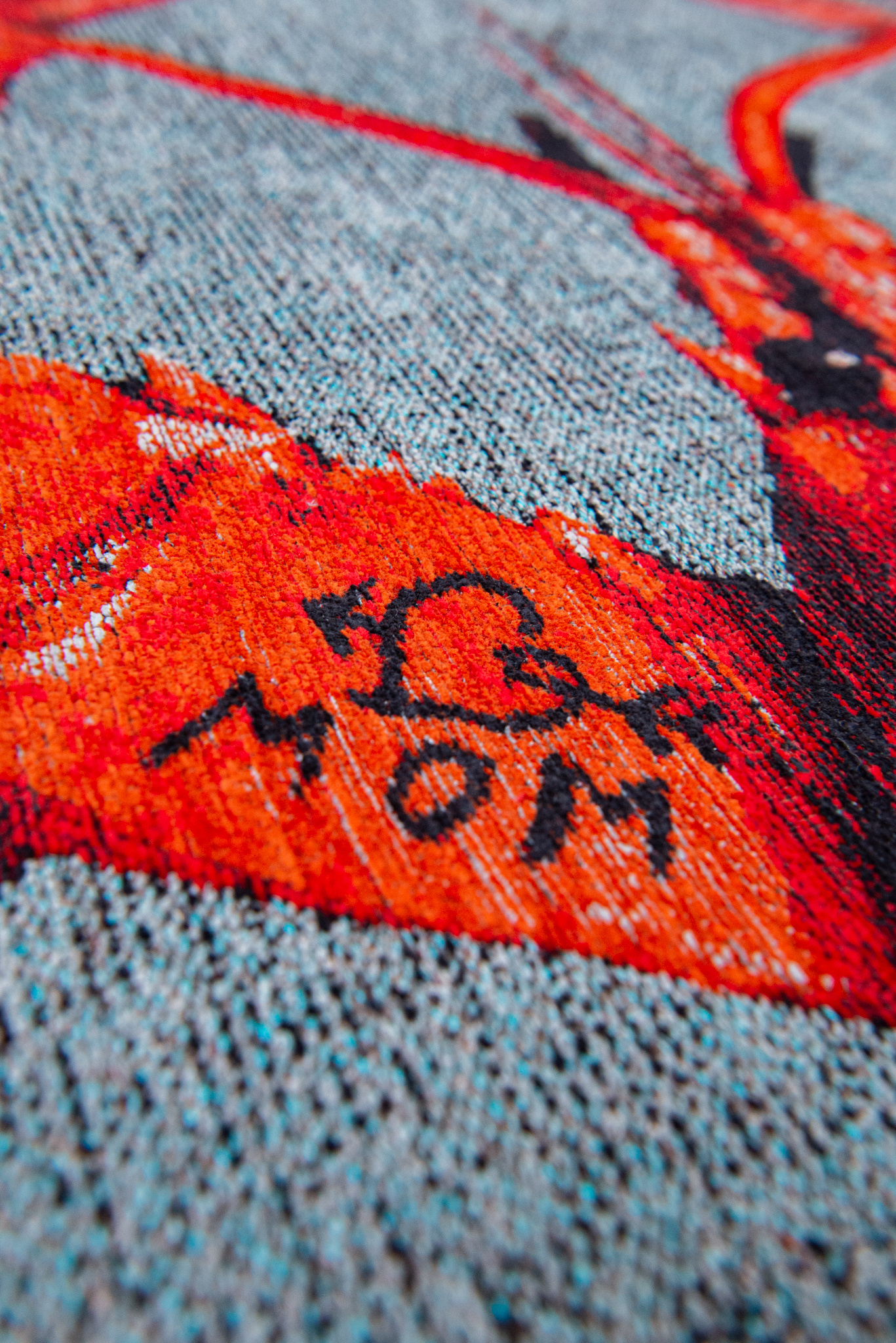 سجادة «ستيم» حمراء | المقاس: Ø 240 cm