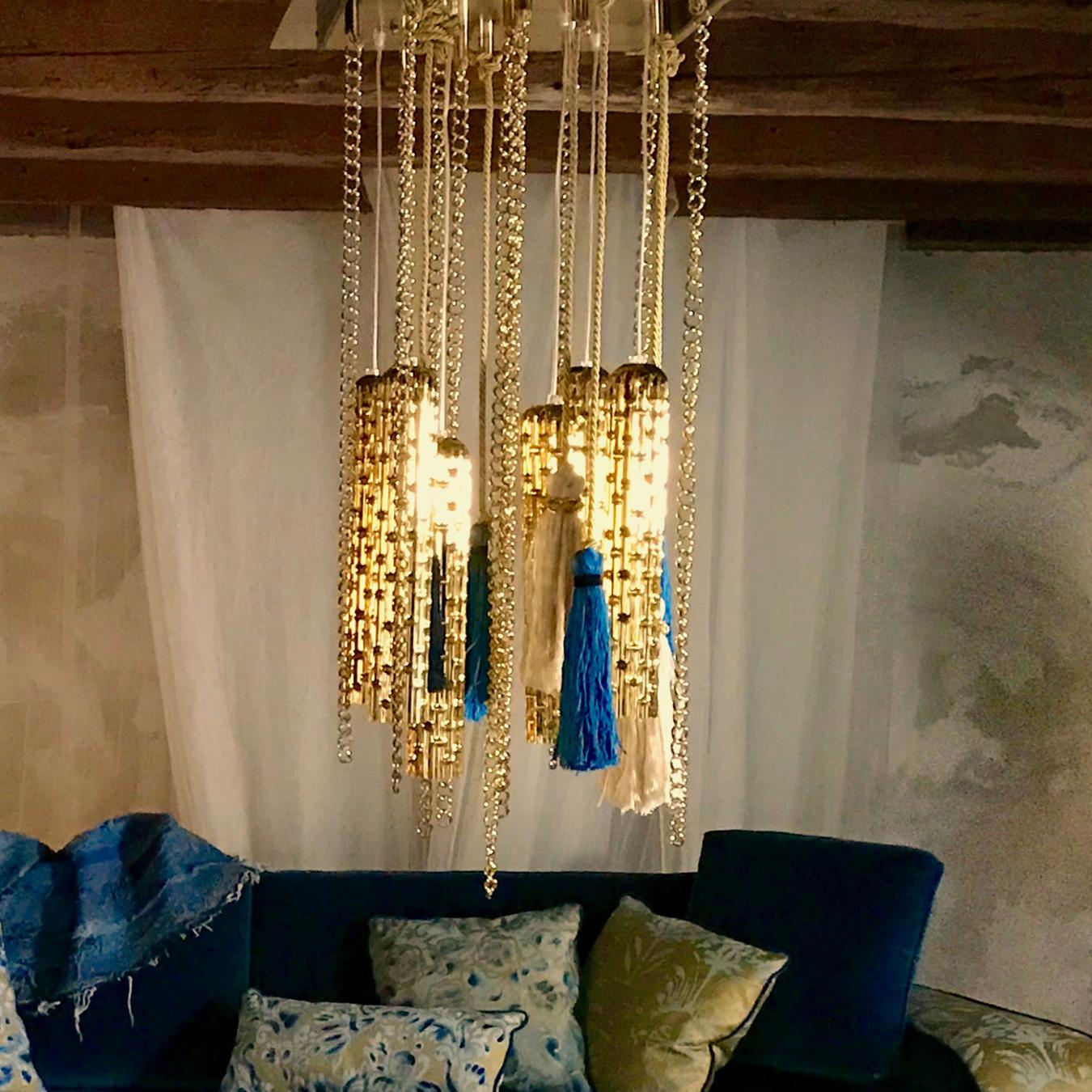 Murano Glass Italian Chandelier