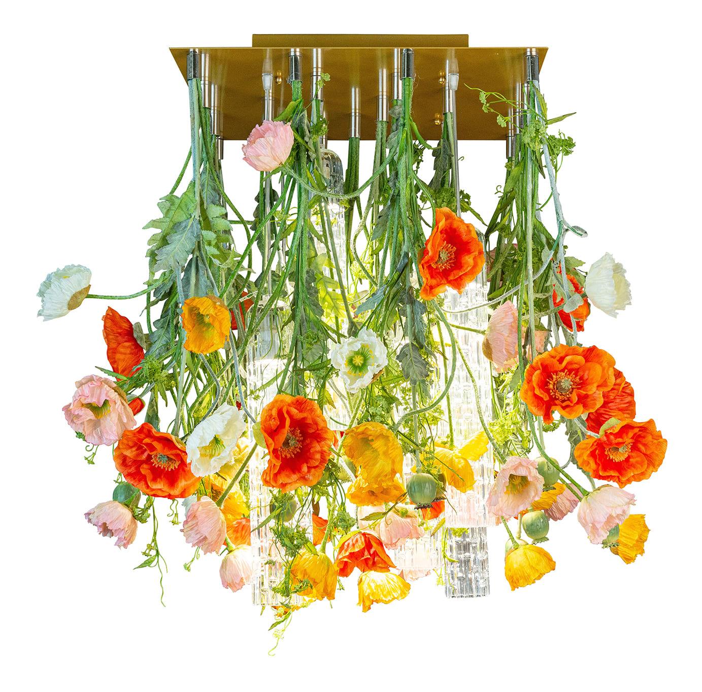 Poppy Square Handcrafted Chandelier