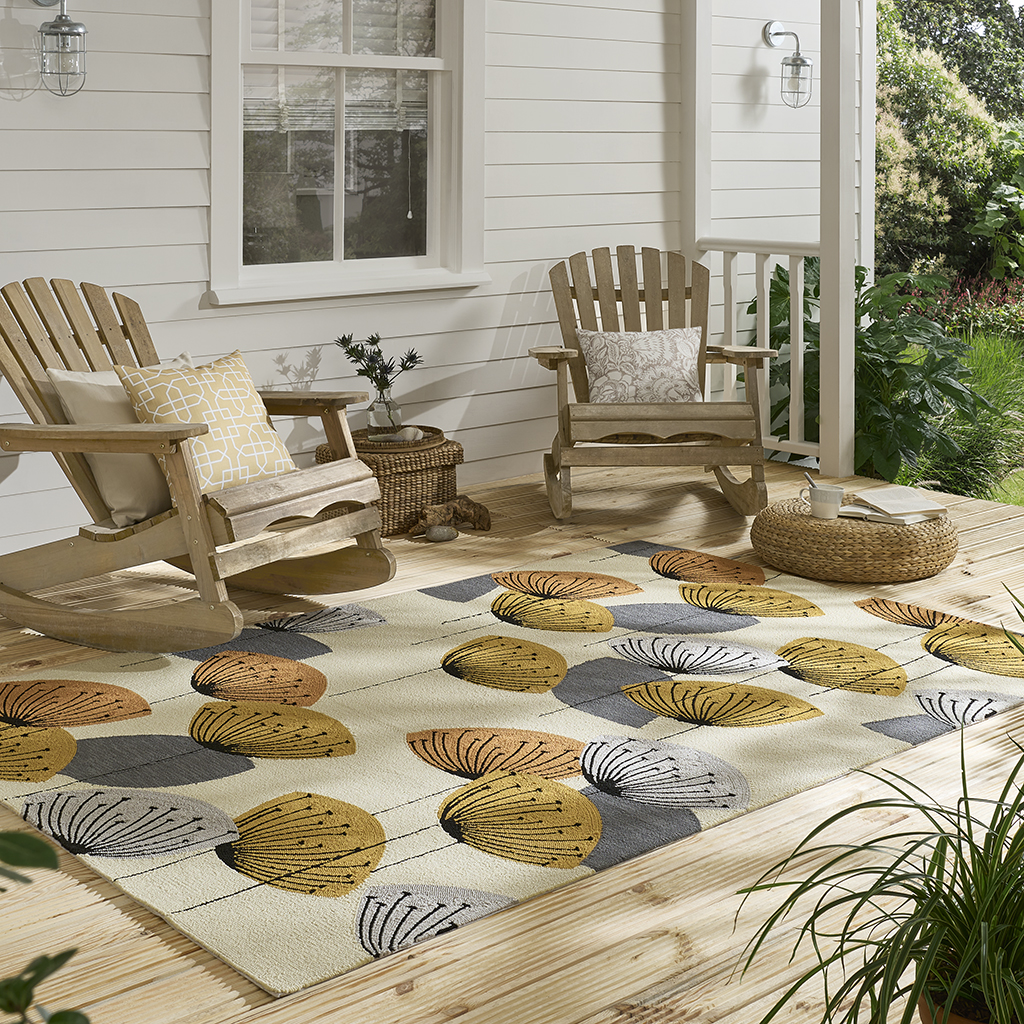 Dandelion Clocks Outdoor Rug | Size: 140 × 200 cm