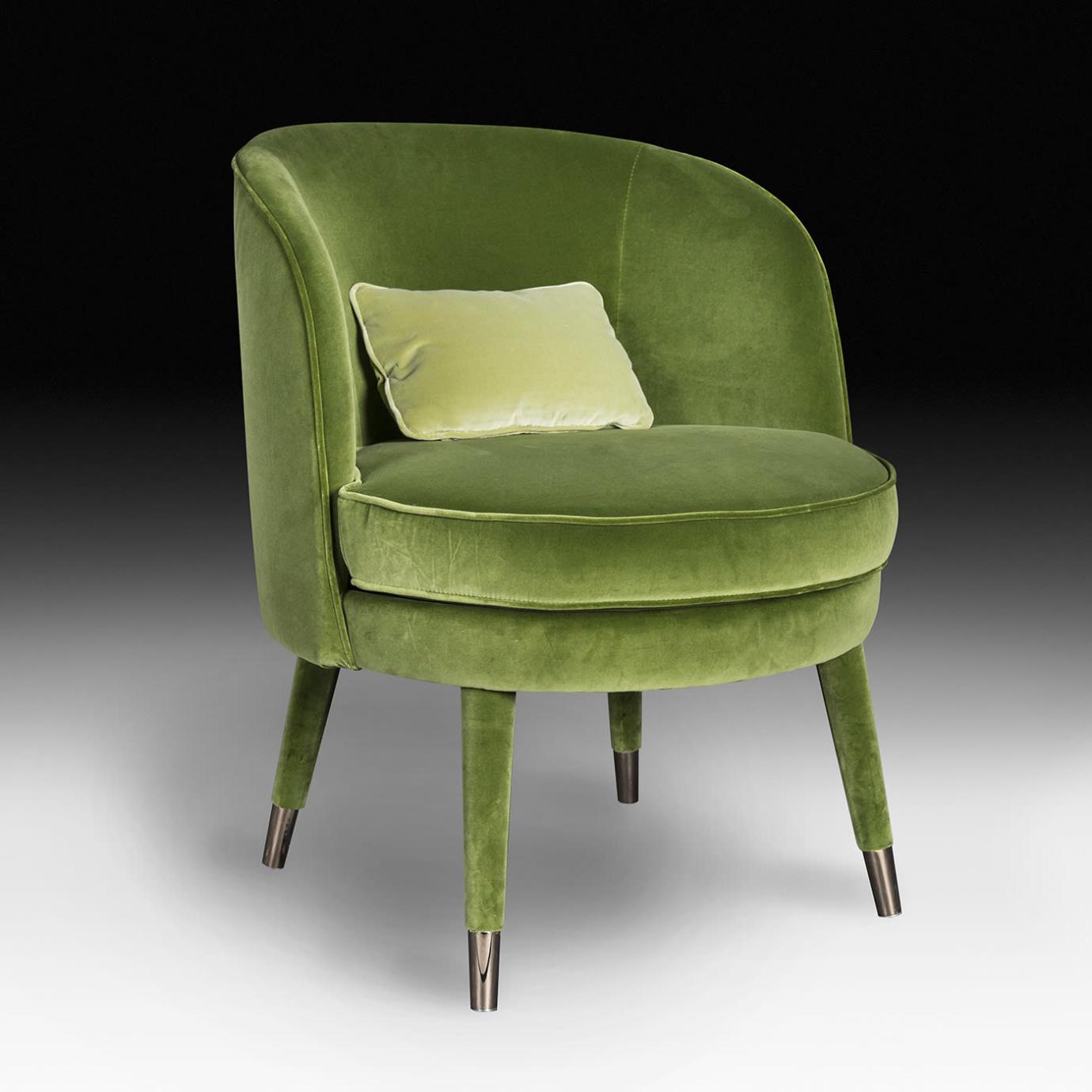 Vivien Olive Italian Armchair