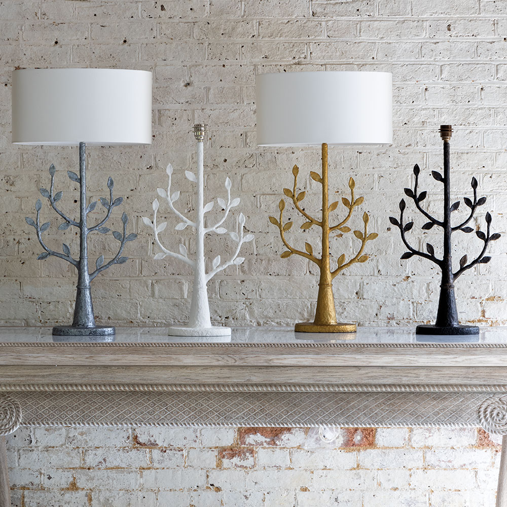 Millana Chalk Finish Table Lamp