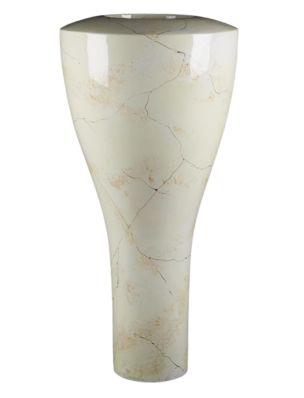 Carrara Tippy Artisan Vase