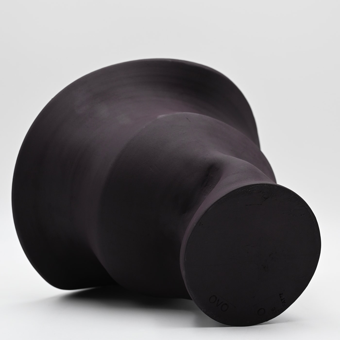 Anthracite Sculptured Vase