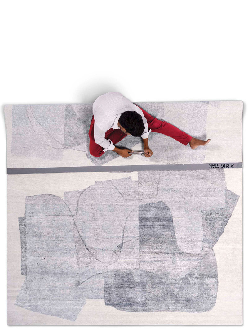 Snow Silver Rug
