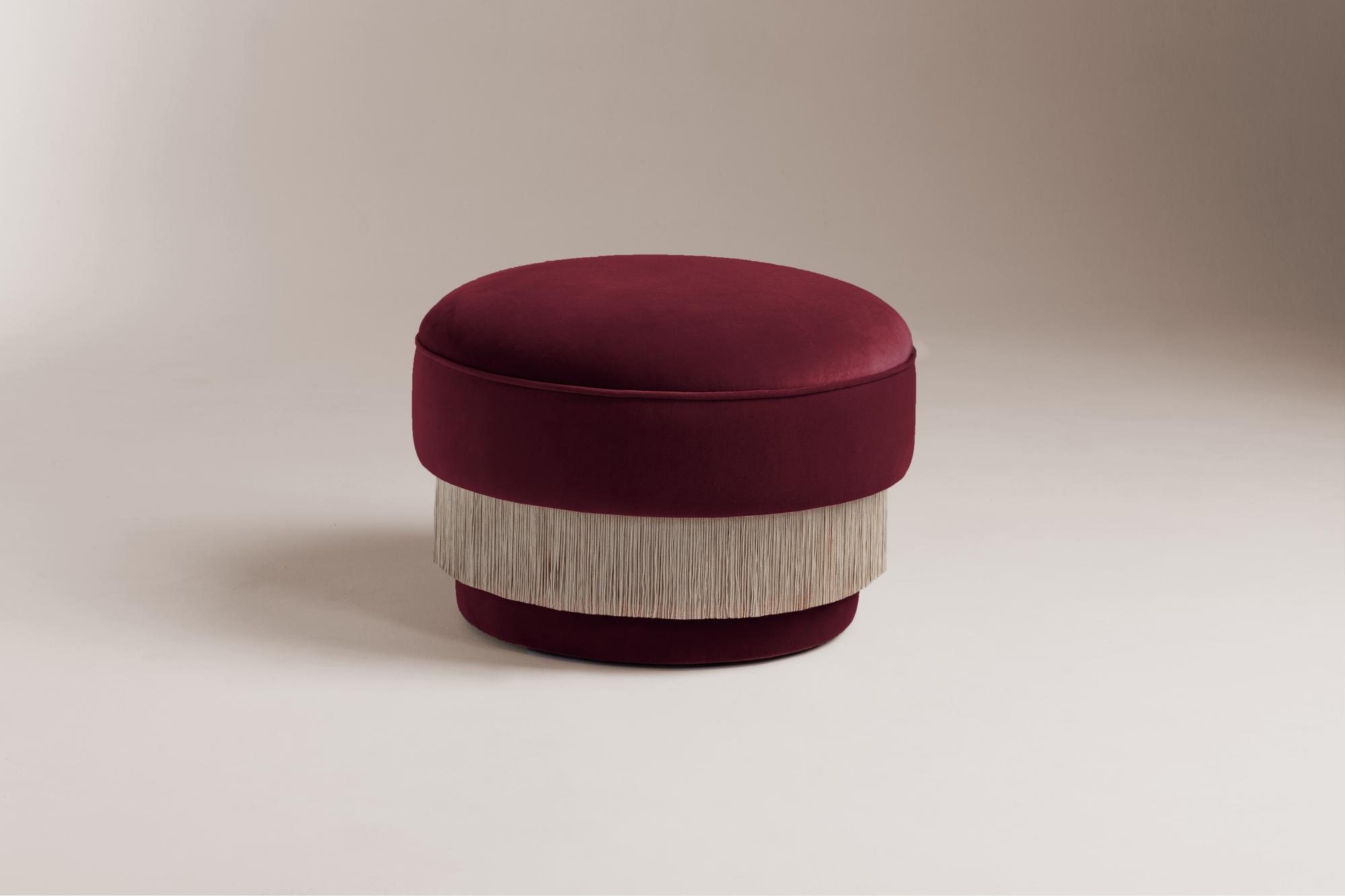 La Folie Crafted Pouf