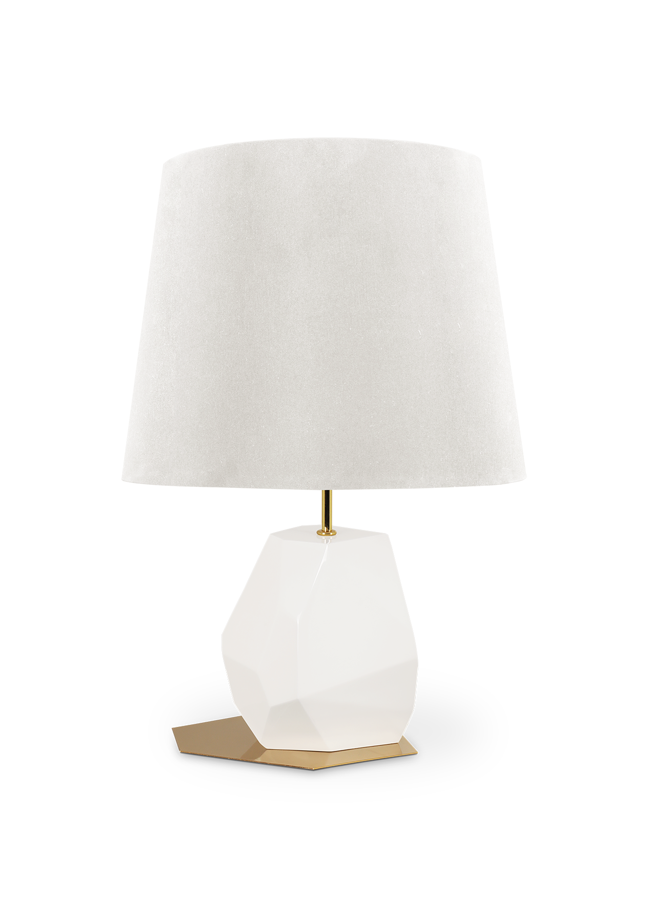مصباح طاولة «إسنس» صغير أبيض