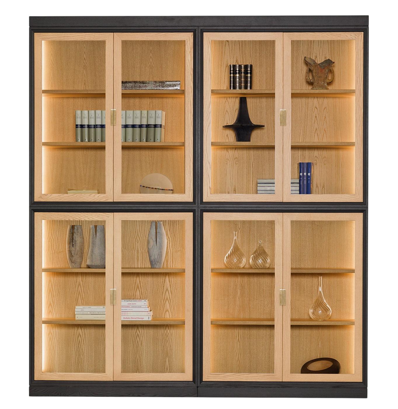 Novecento Ash Wood Handcrafted Cabinet