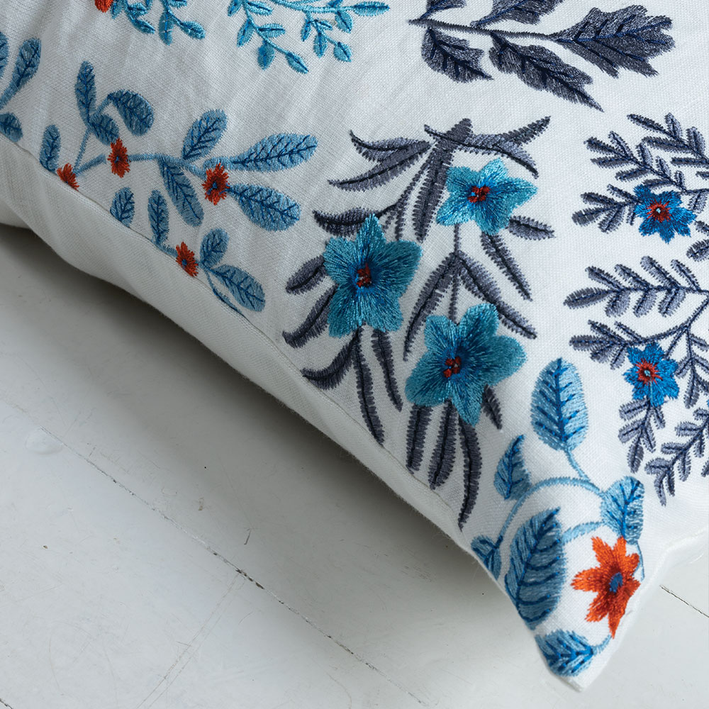 Somerley Indigo Cushion