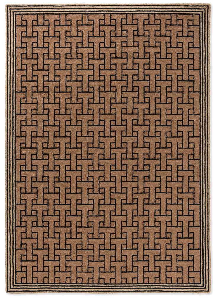 Monogram Brown Outdoor Rug | Size: 250 × 350 cm