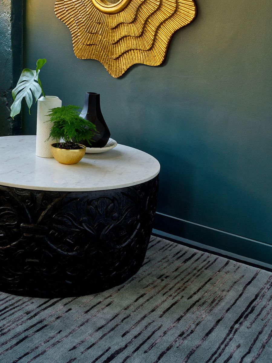 Slub Charcoal Rug | Size: 170 × 240 cm
