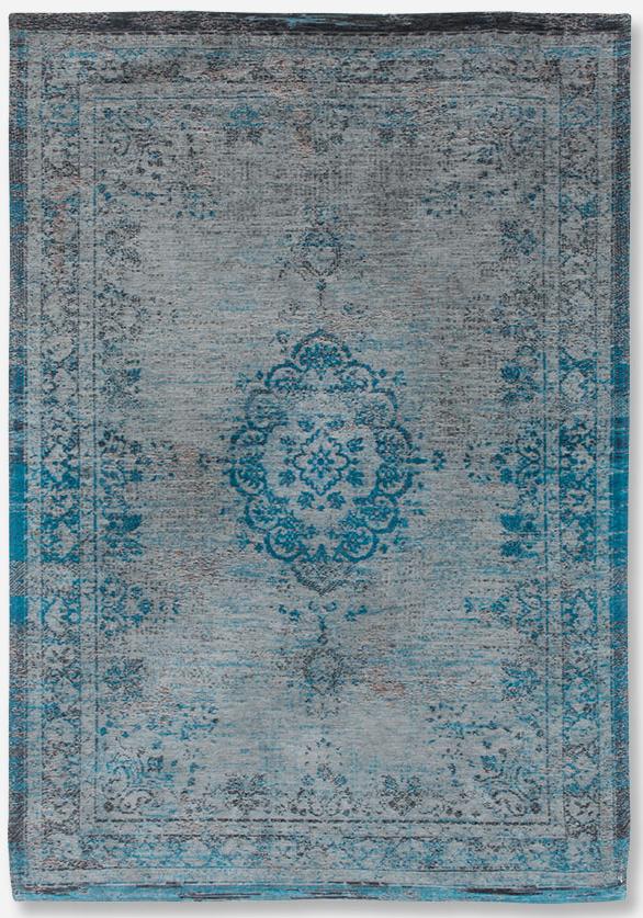 Vintage Style Grey Turquoise Rug | Size: 200 × 280 cm