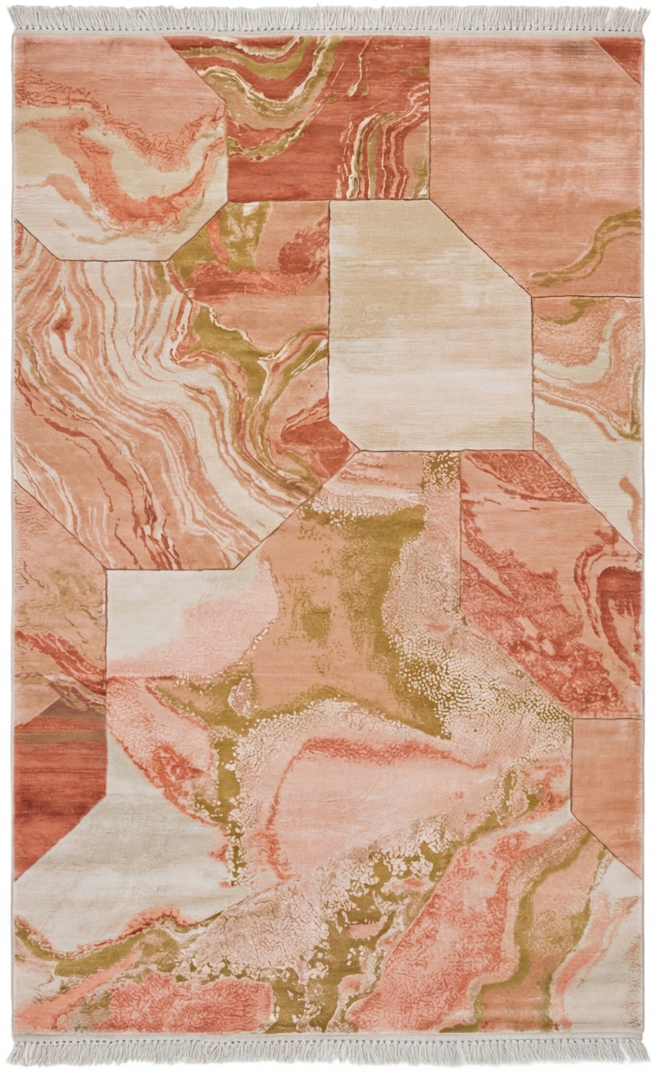 Coral Relief Handmade Rug