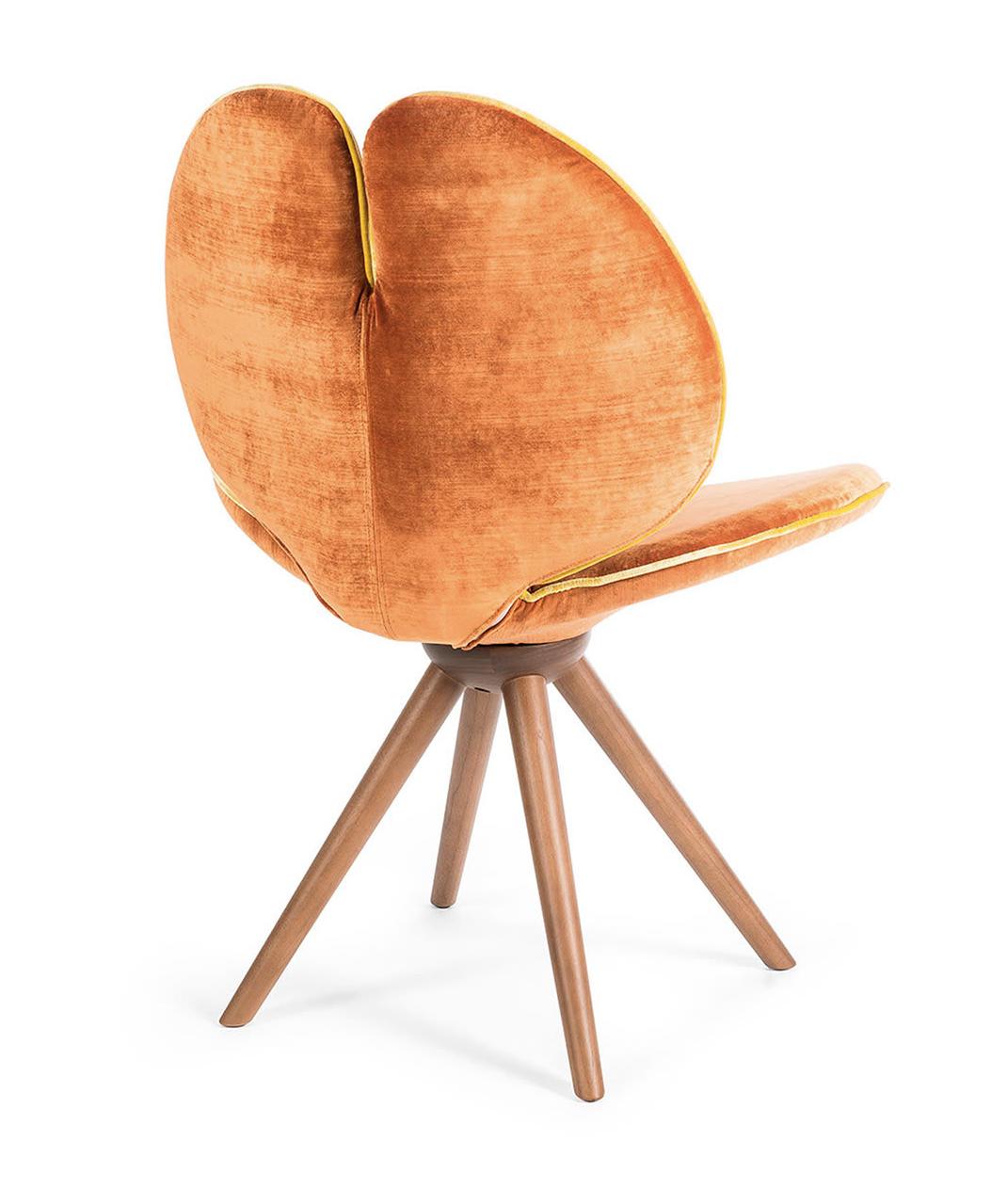 Pansè Orange Handcrafted Chair