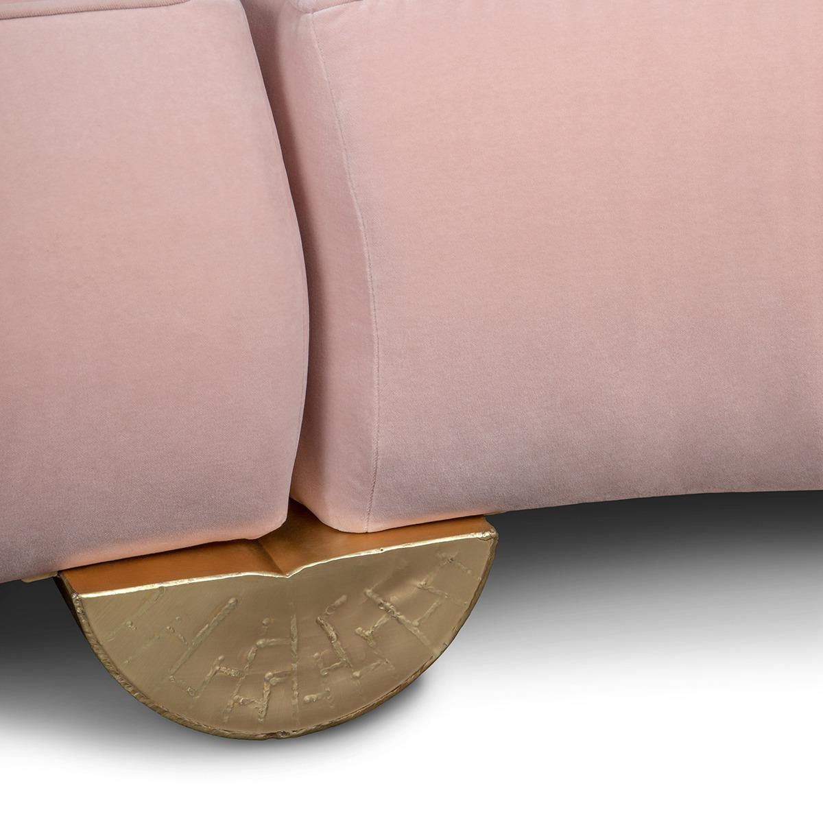 Luxe Pink Sofa
