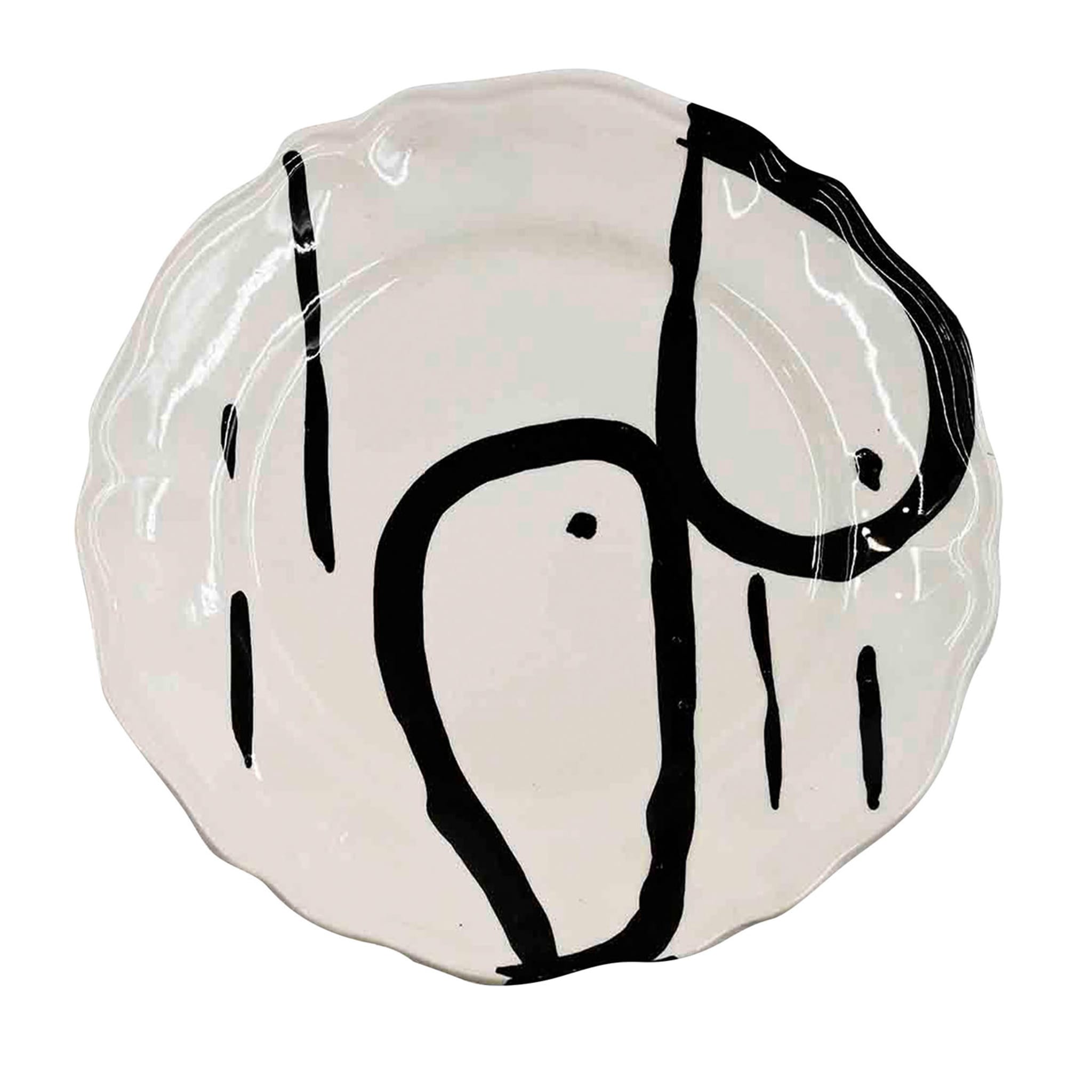 Ivory Ceramic Plate