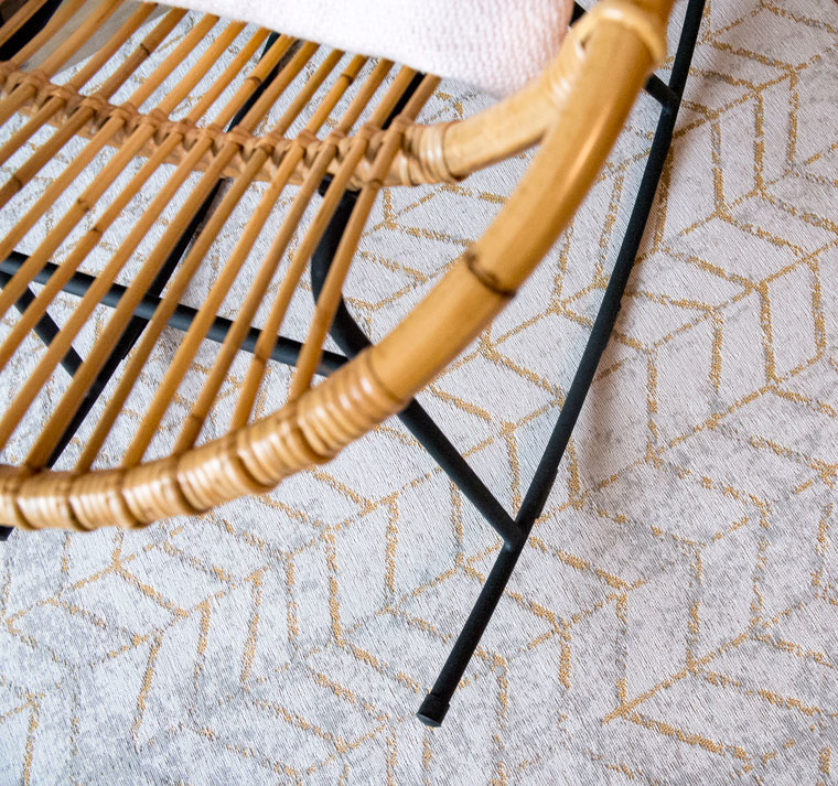 Central Yellow Rug | Size: 80 × 250 cm