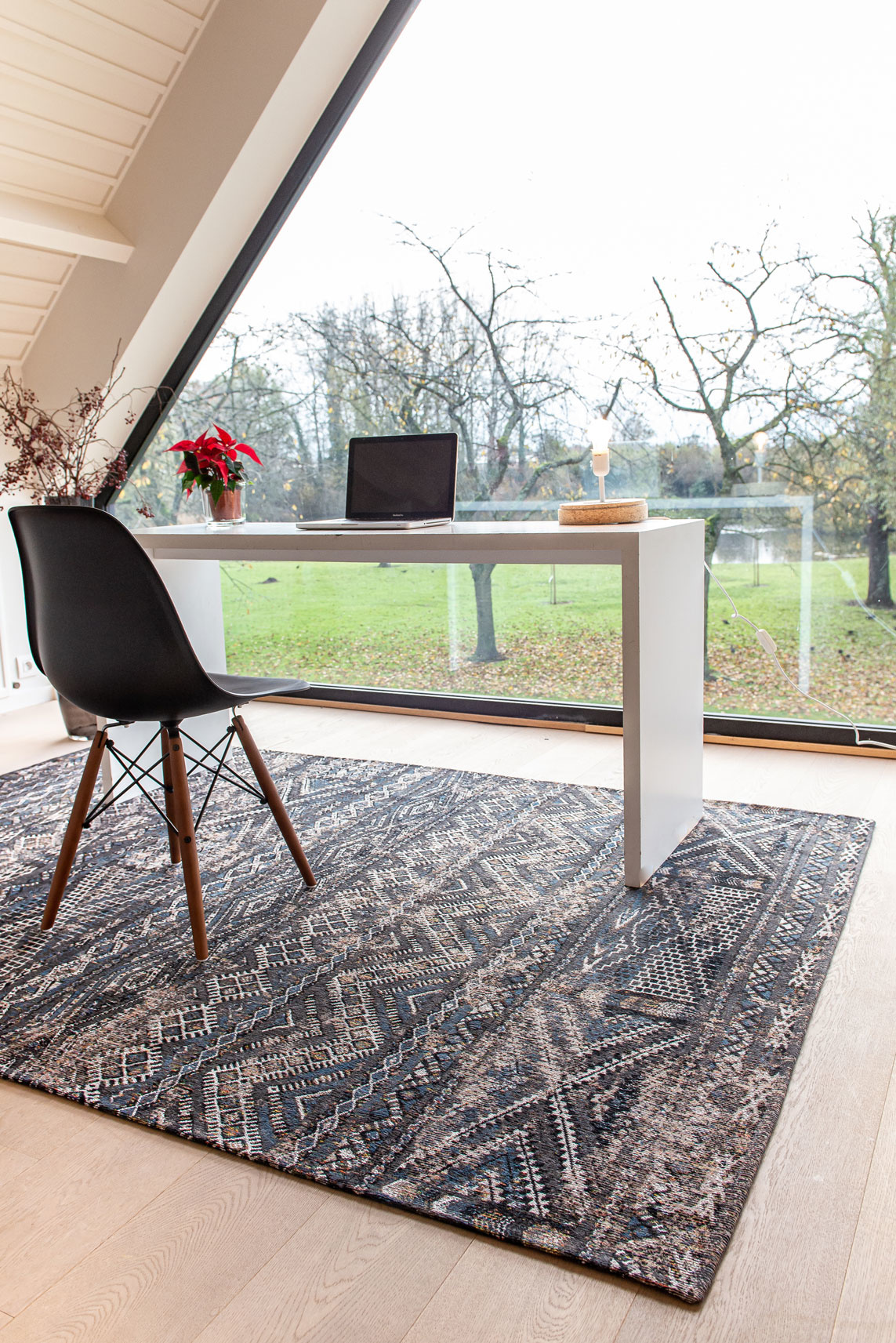 Black Rabat Rug | Size: 280 × 390 cm