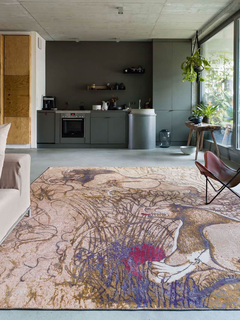 Two Lions Rug