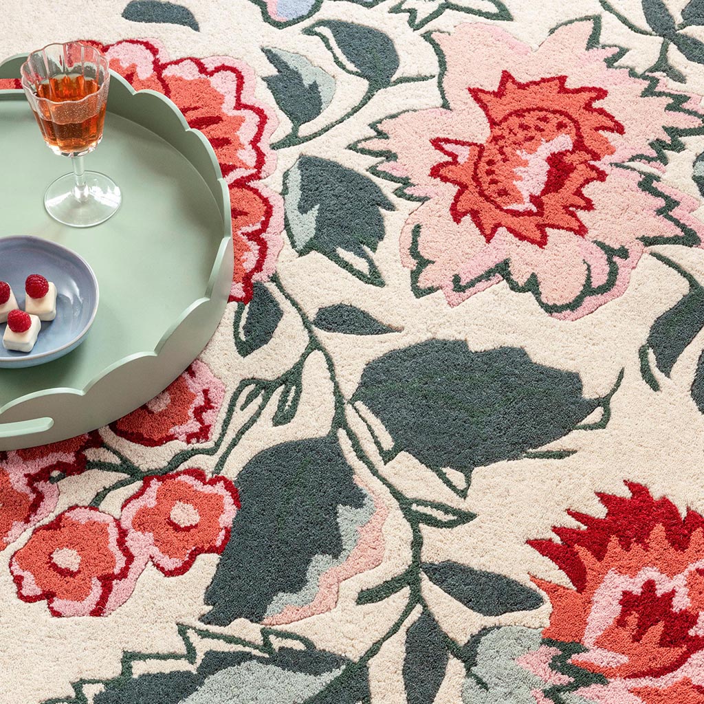 Wendling Floral Rug | Size: 170 × 240 cm