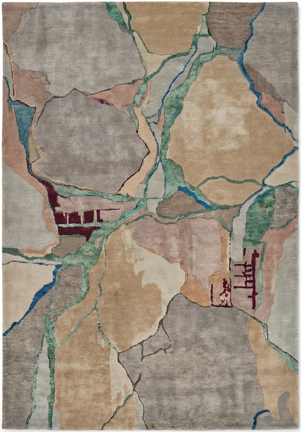 Tectonic Veins Designer Rug