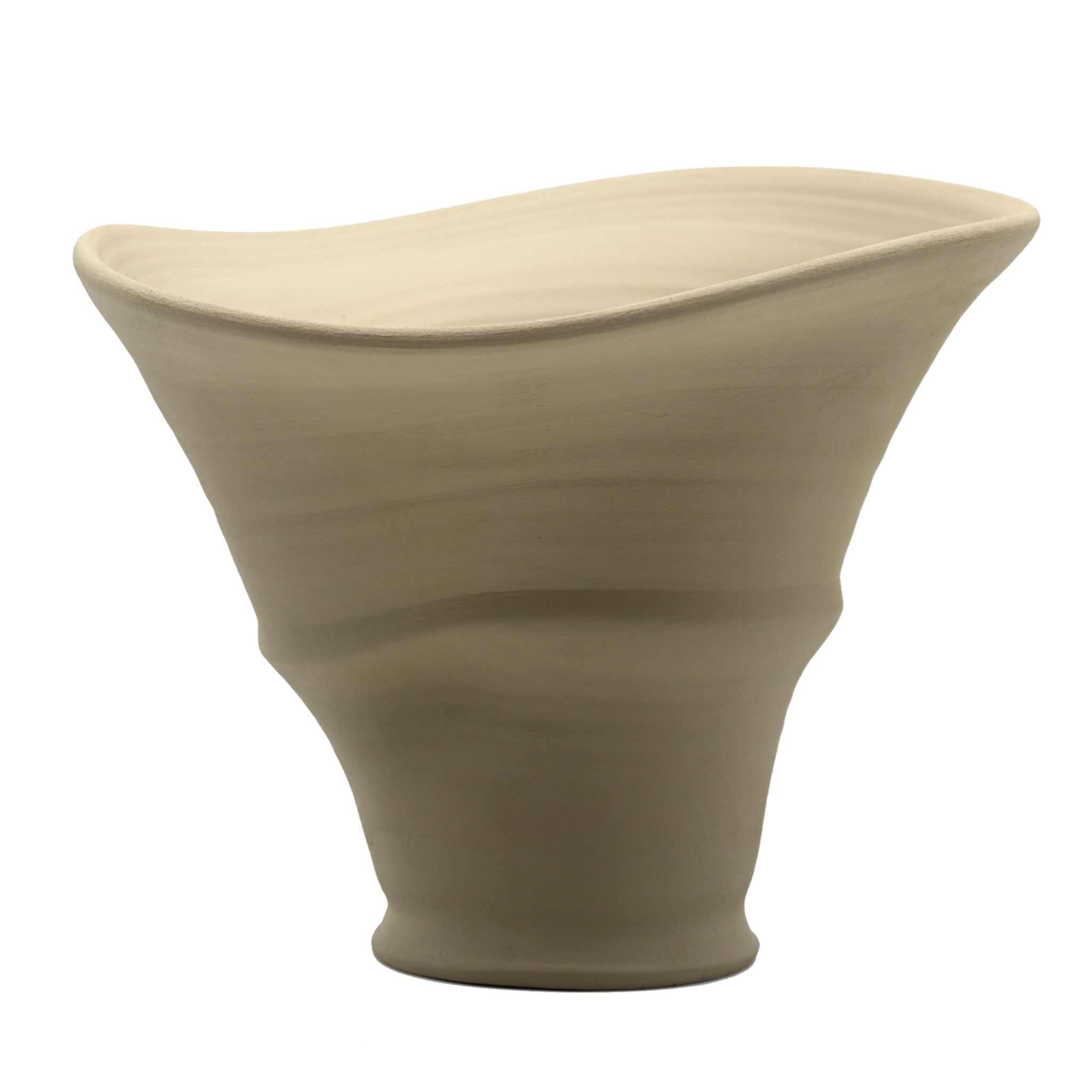 Beige Sculptured Vase