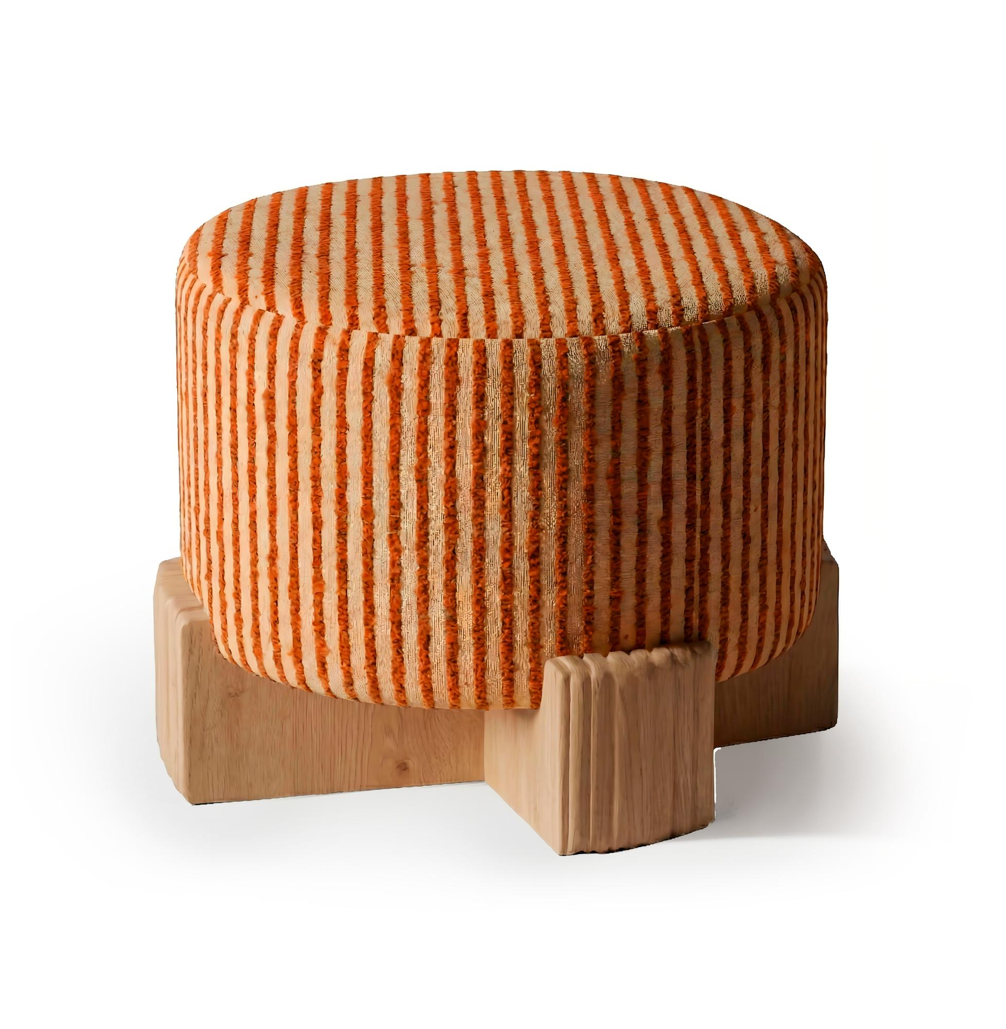 Twin Crafted Pouf