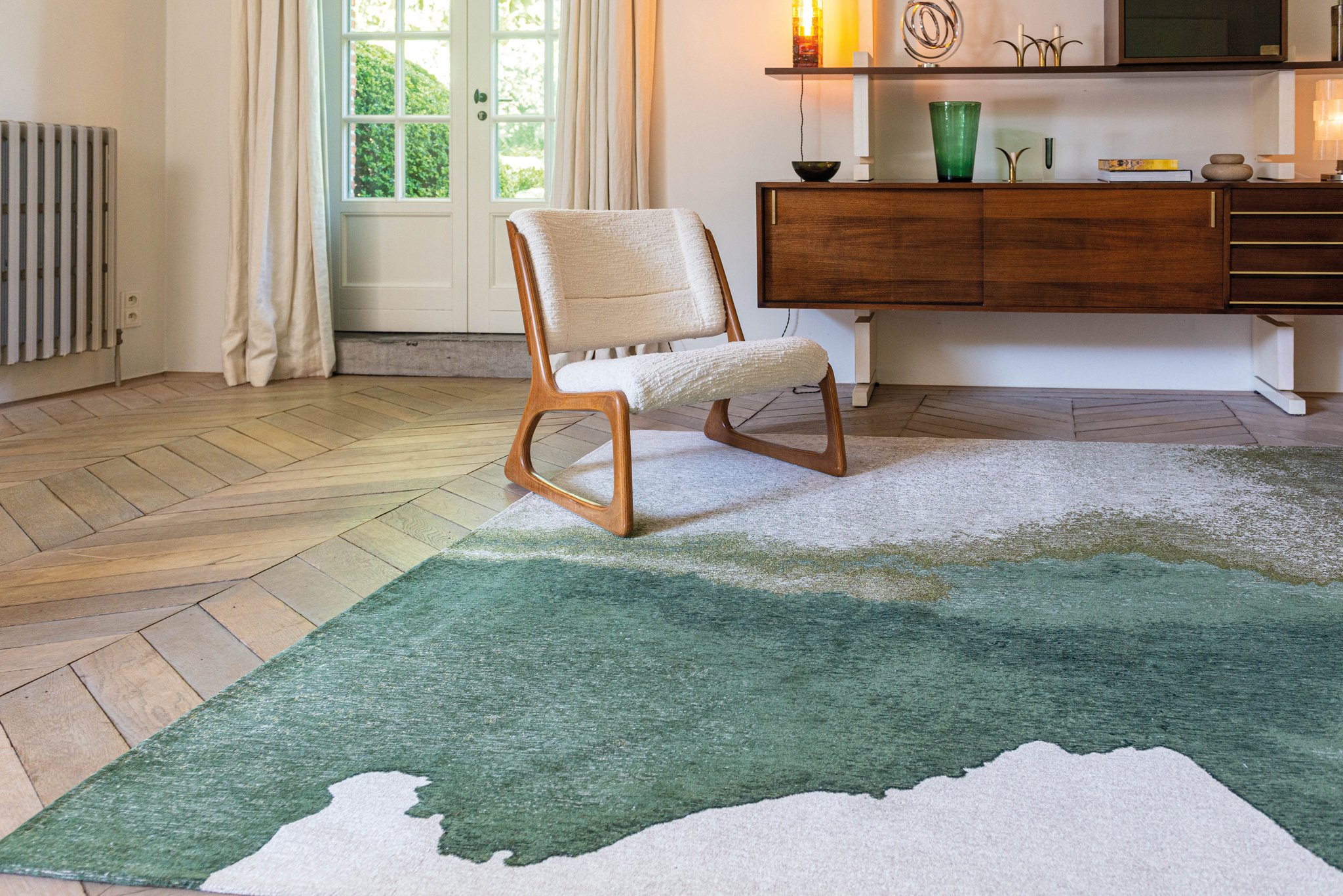 Palm Green Rug | Size: 240 × 340 cm