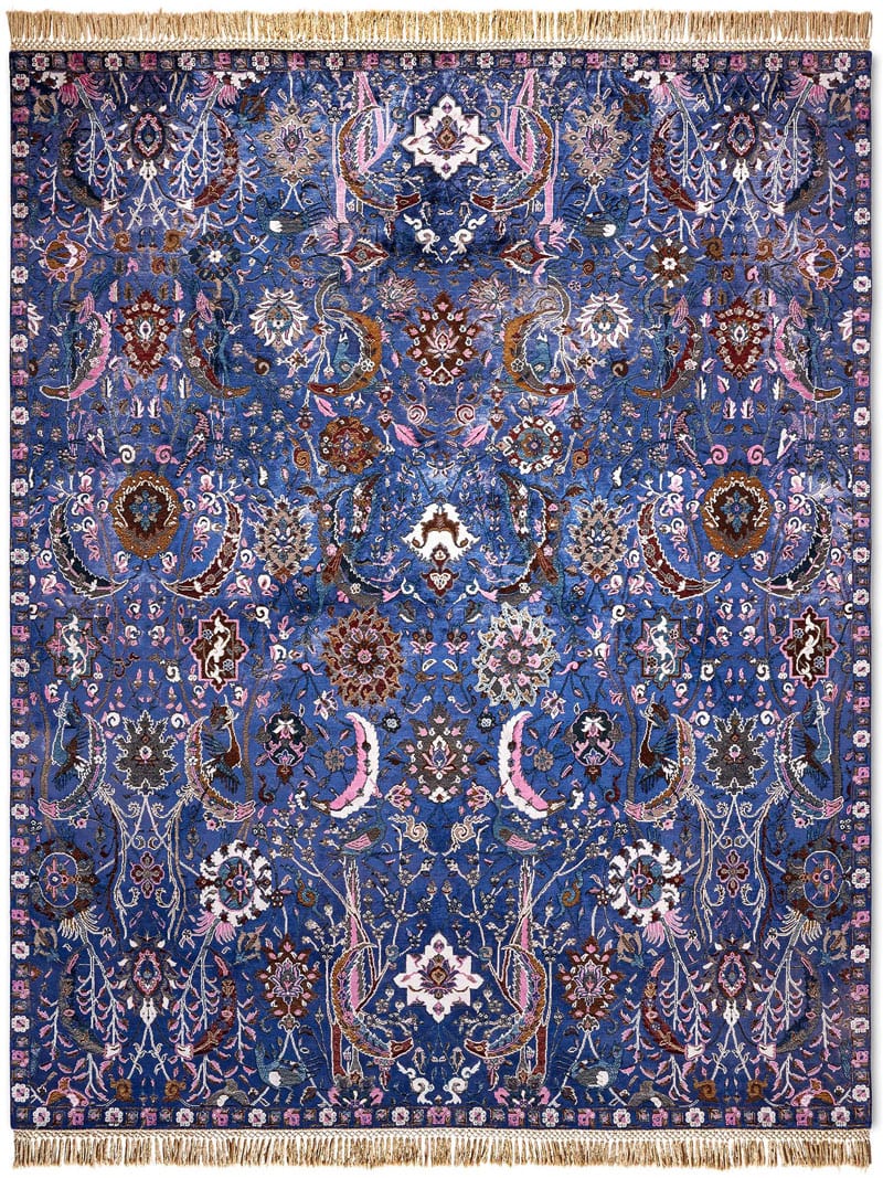 Kerman Blue Rug