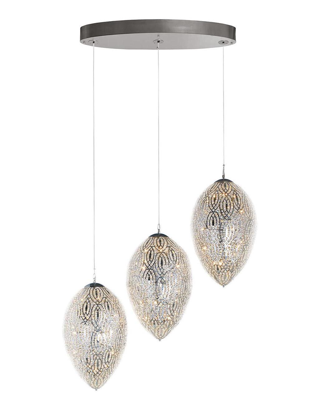 Arabesque Egg Artisan Chandelier