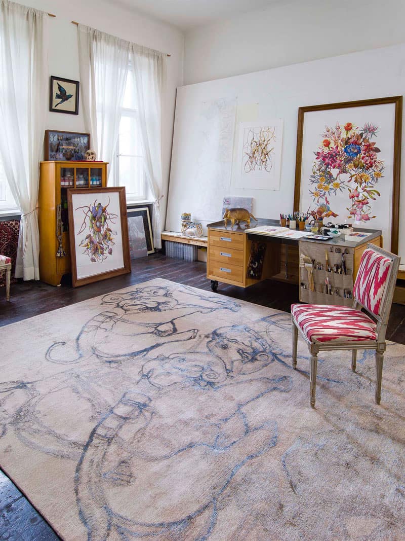 Elephants Rug | Size: 274 × 365 cm