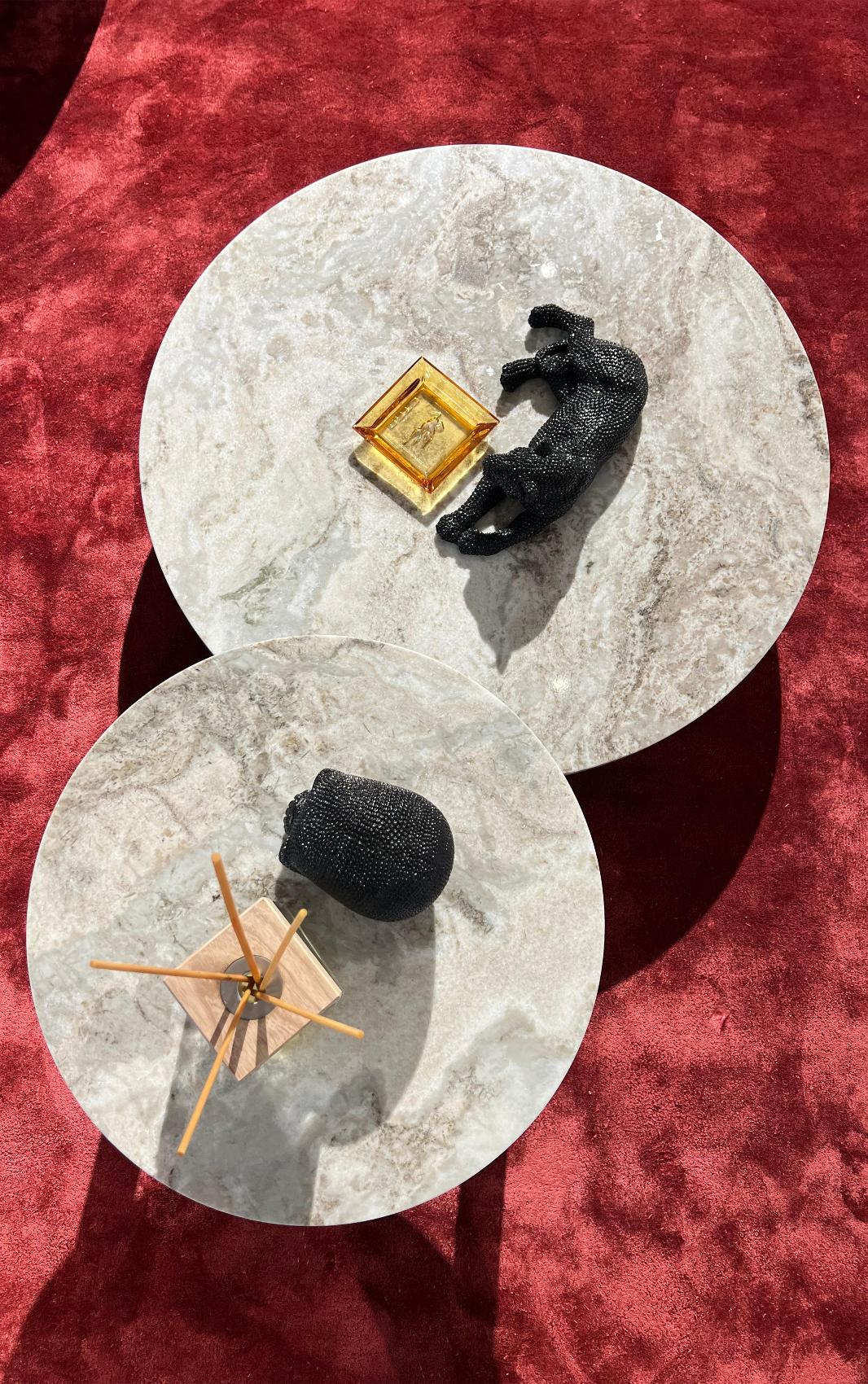 طاولة قهوة كاسترو الرخامية إيطالية