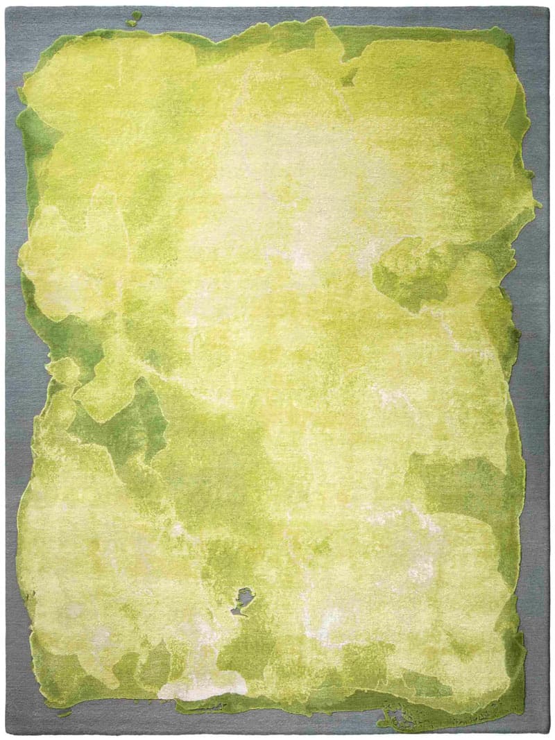 Mono Green Yellow Rug | Size: 170 × 240 cm