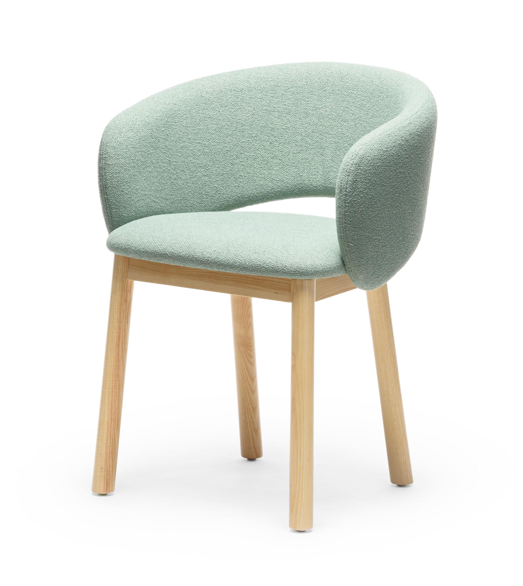 Bel Light Green Ash Wood Chair