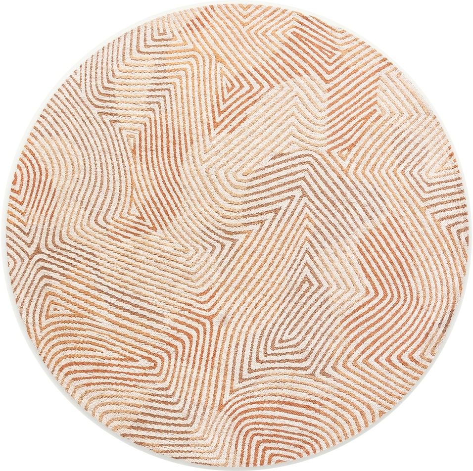 Indian Sand Round Rug | Size: Ø 140 cm