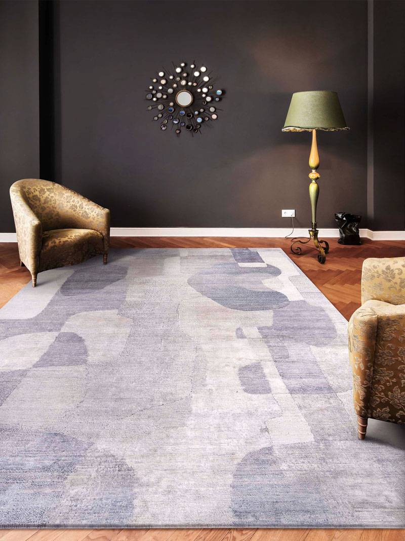 Silver Blue Rug