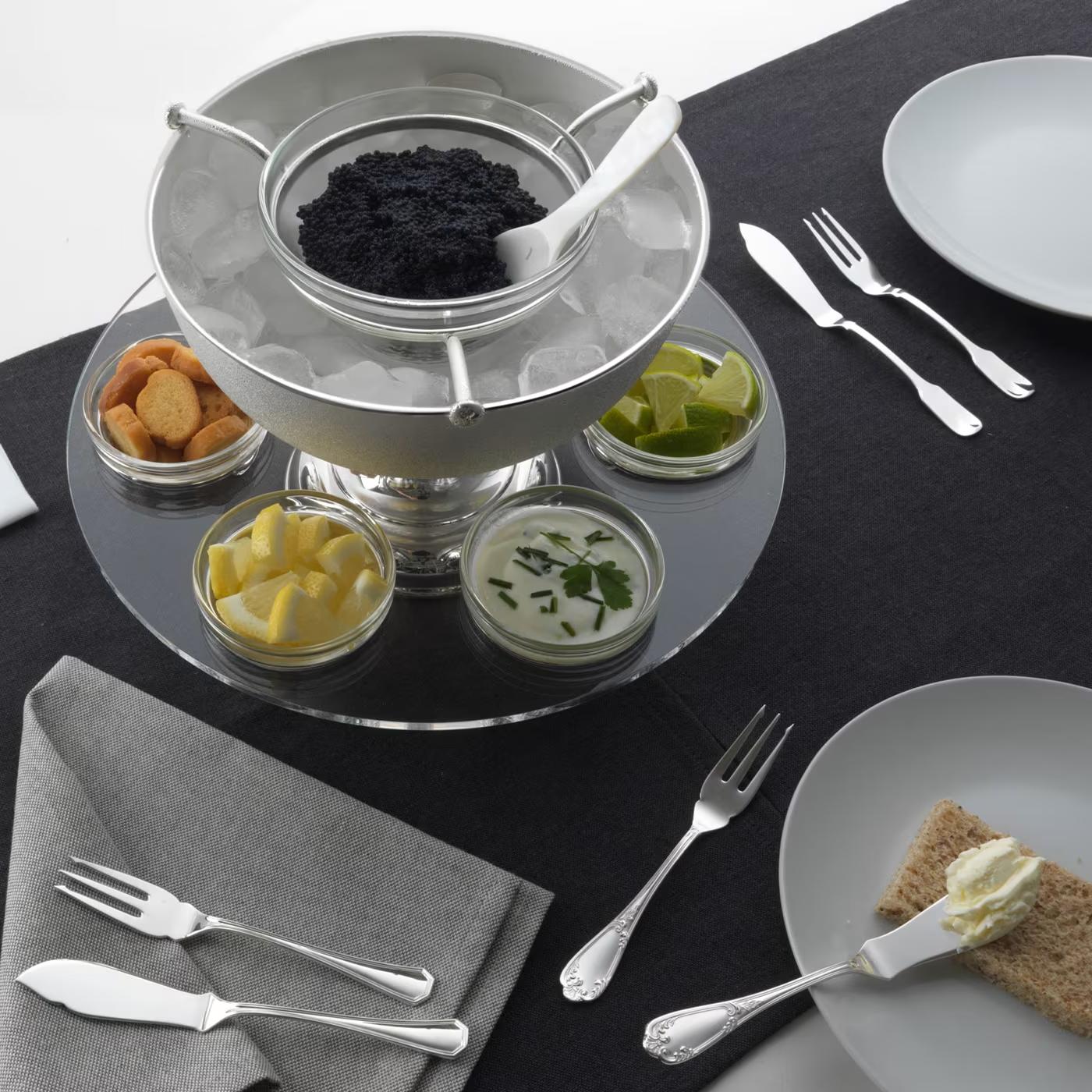 Royal Silver Caviar Set
