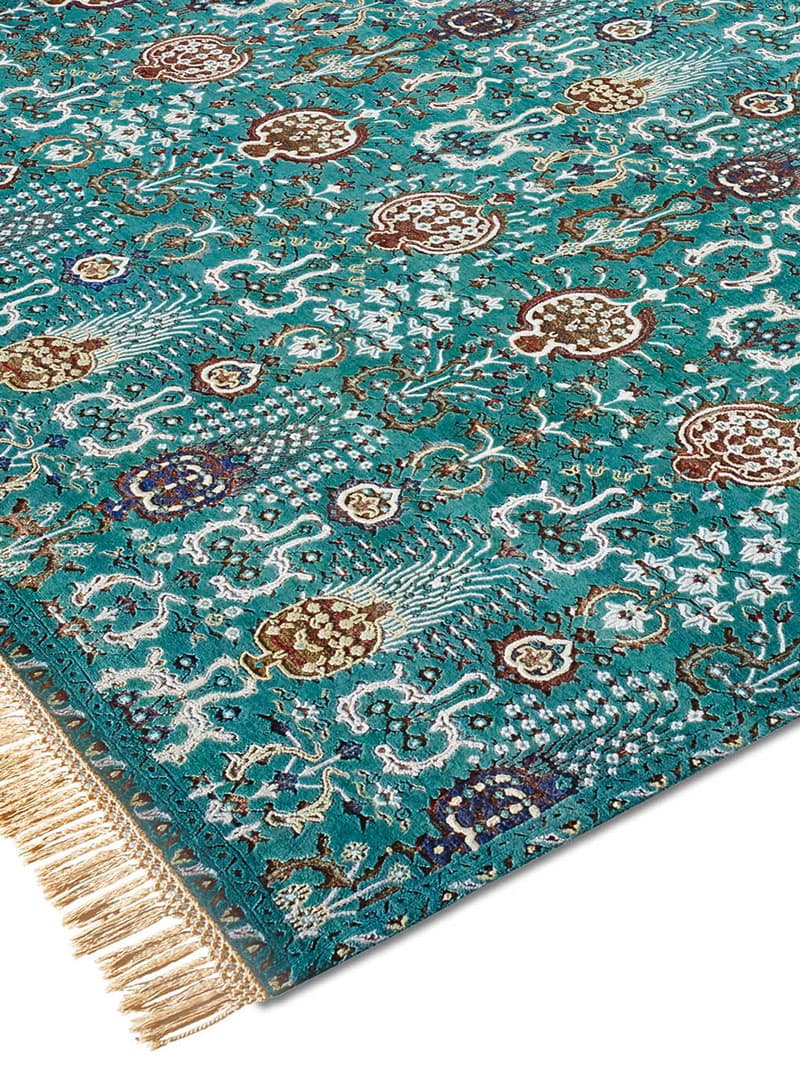 Isfahan Green Rug | Size: 250 × 300 cm