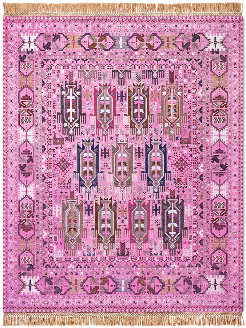 Balouch Pink Rug