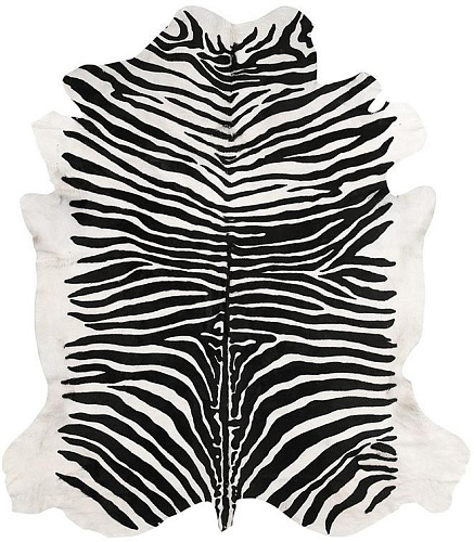 Zebra Natural Cowhide