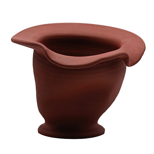 Burgundy Sculptured Vase