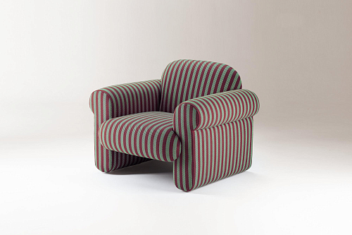 Oscar Striped Armchair