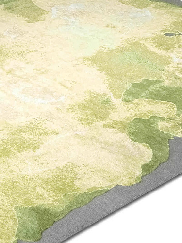 سجادة «مونو» أخضر/أصفر