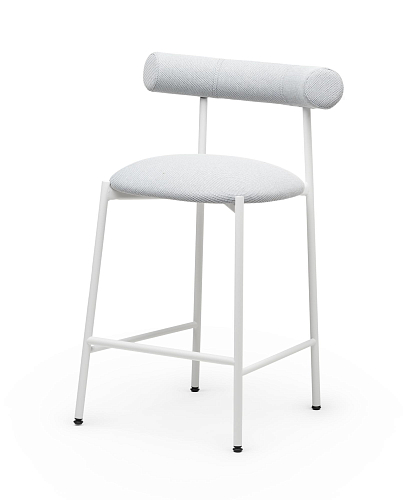 Pampa White Bar Stool