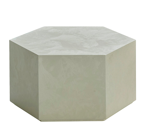 Hexagonal White Coffee Table