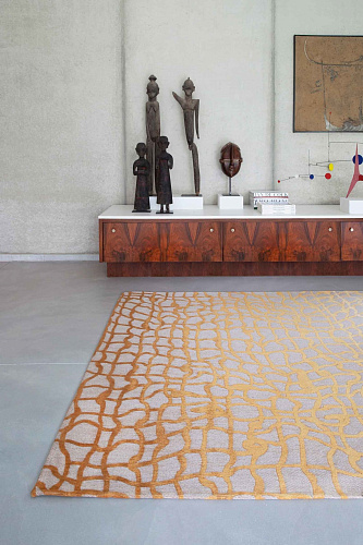 Dedalo Yellow Scarab Rug