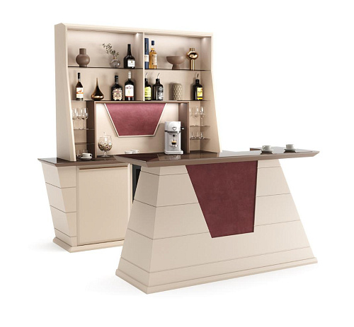Artisanal Home Bar with Counter